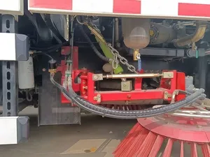 Street sweeper car’s washing system