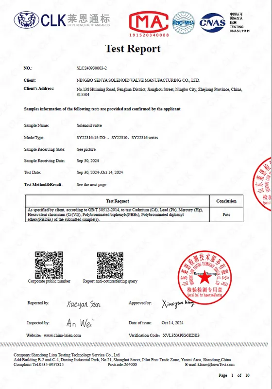 Automotive-grade REACH material compliance certificate