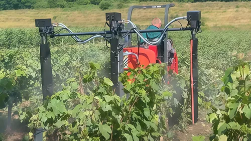 Vineyard sprayer machinery from France