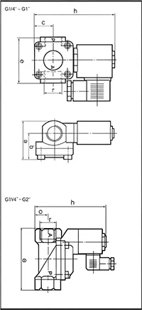 Brass 2/2-Way Solenoid Valve, 0927 Series
