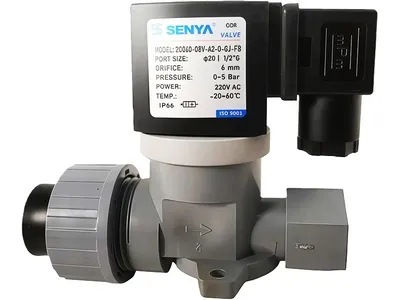 CPVC 2/2-Way Solenoid Valve, 2C Series