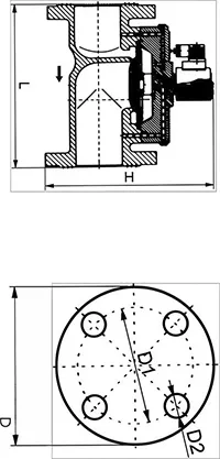Cast Iron 2/2-Way Solenoid Valve, DF Series