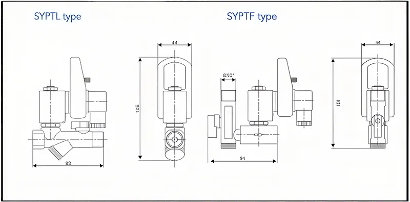 Brass 2/2-Way Solenoid Valve, SYPT Series