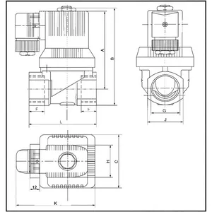 Brass 2/2-Way Solenoid Valve, SY223 Series