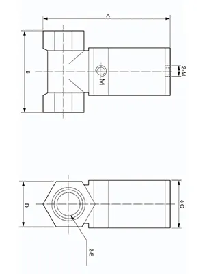 Stainless Steel 2/2-Way Pneumatic Valve, S22HD Series