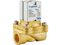 Brass 2/2-Way Pneumatic Valve, 2Q Series