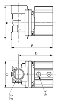 Brass 2/2-Way Pneumatic Valve, 2Q Series